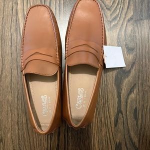 NEW!! Carlos Santana Cognac Driving loafers size 11